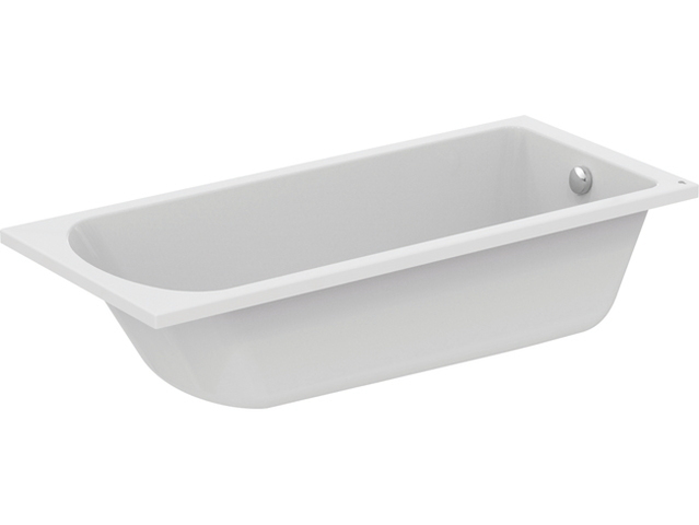 Procasa Como inbouw bad acryl 1800 x 800 x 45 mm - wit - zijafloop - zonder poten