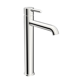 Mitigeur de lavabo chromé au design moderne