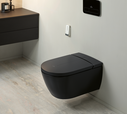 WC douche Villeroy & Boch ViClean noir