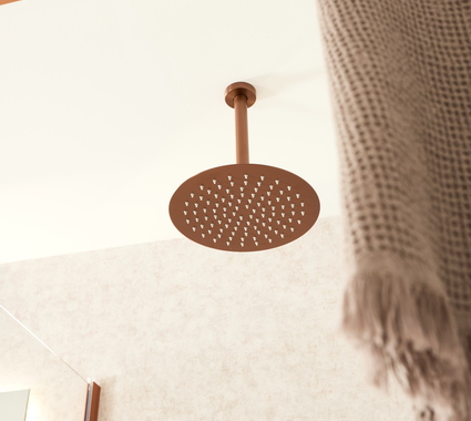 Robinet de douche tête de douche bronze procasa