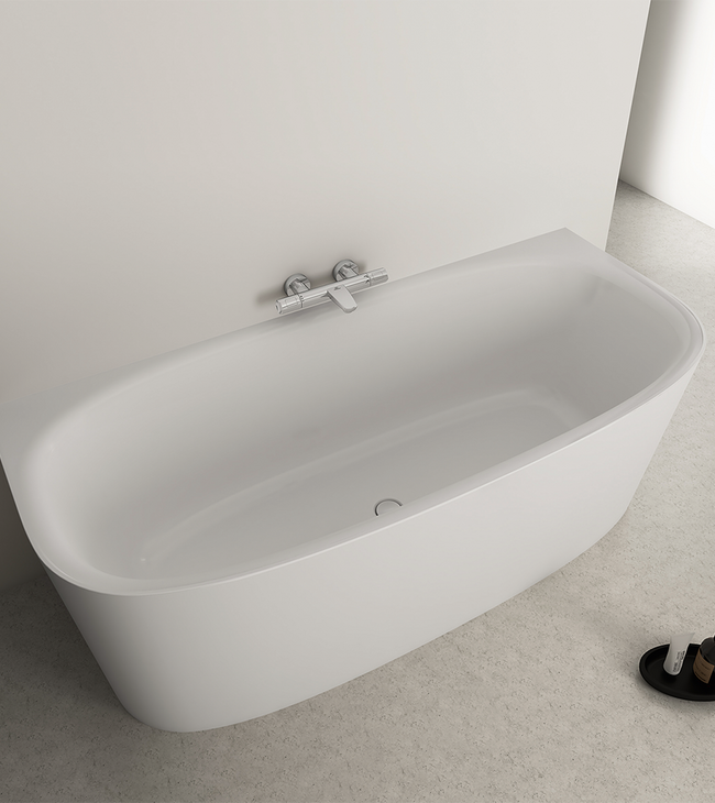 Baignoire back-to-wall Dea blanche