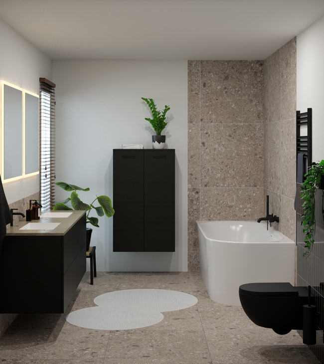 Salle de bain Meuble Baignoire Toilettes