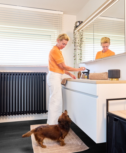 Nancy renoveerde haar badkamer via STG badkamers